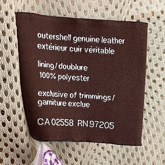 Vintage Danier Leather Suede Hooded Sleeveless Jacket Women’s US XS; UK 8 - 10 - Picture 11 of 12